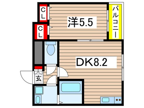 プラチナレジデンスの物件間取画像